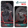 Bequille Moto roue arriere charge max 390 kg acier Rouge - VOUNOT FR
