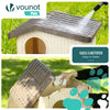 Maison pour chat chien plastique interieur exterieur 60x51x41cm Beige - VOUNOT FR
