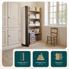 Paravent interieur separateur 4 panneaux autoportant pliable 228 x 30 x 164 cm Beige - VOUNOT FR