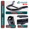 Bequille Moto roue arriere charge max 390 kg acier Noir - VOUNOT FR