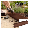 Lot de 35 Bordure de jardin en métal flexible 100x18cm marron - VOUNOT FR
