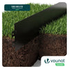 Lot de 35 Bordure de jardin en métal flexible 100x13cm noir - VOUNOT FR
