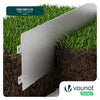 Lot de 35 Bordure de jardin en métal galvanisé flexible 100x18cm - VOUNOT FR