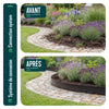 Lot de 35 Bordure de jardin en métal flexible 100x13cm noir - VOUNOT FR