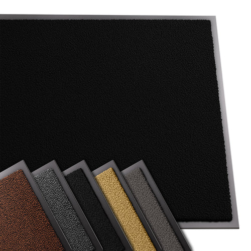 Tapis de porte paillasson 90x120cm Noir - VOUNOT FR