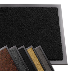 Tapis de porte paillasson 40x60cm Noir - VOUNOT FR