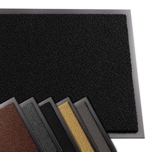 Tapis de porte paillasson 60x90cm Noir - VOUNOT FR