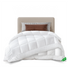 Couette 4 saisons doux 3 en 1 avec rembourrage polyester 500gsm 135x200cm blanc - VOUNOT FR
