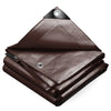 Bâche de Protection en Polyéthylène resistant et impermeable 240g/m² marron 3x4m