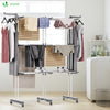 Sechoir a linge etendoir extensible et pliable grande capacite sechage 190x53x170cm Blanc - VOUNOT FR