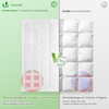 Couette 4 saisons doux 3 en 1 avec rembourrage polyester 500gsm 135x200cm blanc - VOUNOT FR