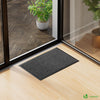 Lot de 2 Tapis de porte paillasson 40x60 anthracite - VOUNOT FR