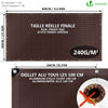 Bâche de Protection en Polyéthylène resistant et impermeable 240g/m² marron 4x8m