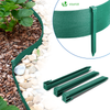 Bordure de jardin PE flexible 20M x 8 CM avec piquets vert - VOUNOT FR
