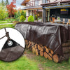 Bâche de Protection en Polyéthylène resistant et impermeable 240g/m² marron 3x5m