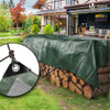 Bâche de Protection en Polyéthylène resistant et impermeable 240g/m² vert et argent 1.5x6m - VOUNOT FR