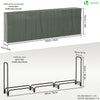 Serre buche 3m avec housse de protection - VOUNOT FR