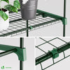 Serre de jardin avec etageres et bache PE renforcee 135gr/m2 69x49x160cm blanc - VOUNOT FR