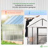 14 x Plaques de polycarbonate alveolaires transparent creux 4mm 121x60.5cm - VOUNOT FR