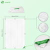Couette legere doux avec rembourrage polyester 200gsm 135x200cm blanc - VOUNOT FR