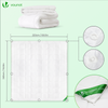 Couette 4 saisons doux 3 en 1 avec rembourrage polyester 500gsm 220x240cm blanc - VOUNOT FR