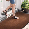 Tapis de porte paillasson 90x150 marron - VOUNOT FR