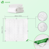 Couette 4 saisons doux 3 en 1 avec rembourrage polyester 500gsm 200x200cm blanc - VOUNOT FR