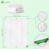 Couette 4 saisons doux 3 en 1 avec rembourrage polyester 500gsm 155x200cm blanc - VOUNOT FR