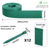 Bordure de jardin PE haute flexible 20M avec piquets vert - VOUNOT FR