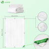 Couette 4 saisons doux 3 en 1 avec rembourrage polyester 500gsm 135x200cm blanc - VOUNOT FR