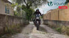 Bequille Moto roue arriere charge max 390 kg acier Rouge