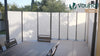 Paravent interieur separateur 4 panneaux autoportant pliable 228 x 30 x 164 cm Beige