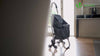 Chariot de courses pliable monte escalier aluminium avec sac isotherme gris