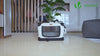 Sac transport pliable chien chat caisse cage portable 60x44x44cm beige