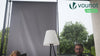 Store vertical sans percage extensible exterieur 150x310cm polyester anthracite