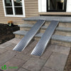 Lot de 2 rampe de chargement 160cm en acier galvanise - VOUNOT FR