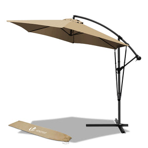 Parasol deporte 3M avec housse de protection et sangle de fixation Kaki - VOUNOT FR