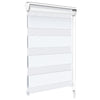 Store enrouleur jour nuit double 80x150cm Blanc - VOUNOT FR