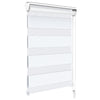 Store enrouleur jour nuit double 55x150cm Blanc - VOUNOT FR