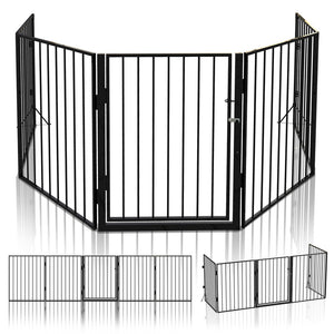 Barriere de securite Grande Version 3M 5 Panneaux noire - VOUNOT FR