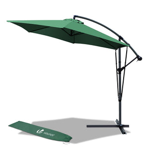 Parasol deporte 3M avec housse de protection et sangle de fixation Vert - VOUNOT FR