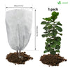 Lot de 3 Housse Hivernage Plante avec Cordon Polypropylème 80g/m² 80x100cm blanc - VOUNOT FR