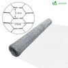 Grillage a poule avec fils renforces 0.8mm et maille extra fine 13mm en acier galvanise 1x25M - VOUNOT