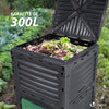 Composteur de jardin 300L Qualité Supérieure pour Jardin Déchets - VOUNOT