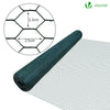 Grillage a poule avec fils renforces 0.8mm et maille extra fine 13mm en PVC gaine vert 1x25M - VOUNOT