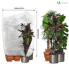 Lot de 3 Housse Hivernage Plante avec Cordon et zipper Polypropylème 80g/m² 200x240cm blanc - VOUNOT FR