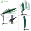 Parasol deporte 3M avec housse de protection et sangle de fixation Vert - VOUNOT FR