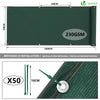 Brise vue occultant en HDPE 230g/m² 1x10m avec attaches de fixation vert - VOUNOT FR