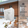 Lot de 3 Housse Hivernage Plante avec Cordon et zipper Polypropylème 80g/m² 200x240cm blanc - VOUNOT FR