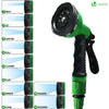 Tuyau d’Arrosage Extensible 30m 800D avec Accessoires vert - VOUNOT FR